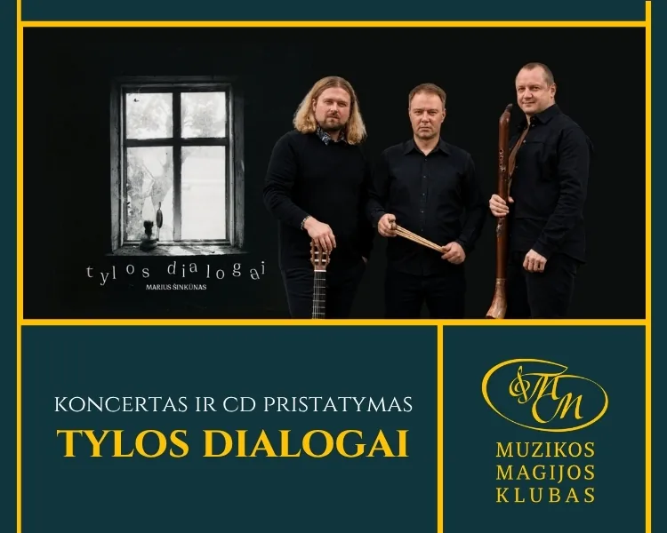 Dialogi ciszy | Marius Šinkūnas, Mindaugas Stumbras, Arvydas Jankus, wydarzenie w Wilnie