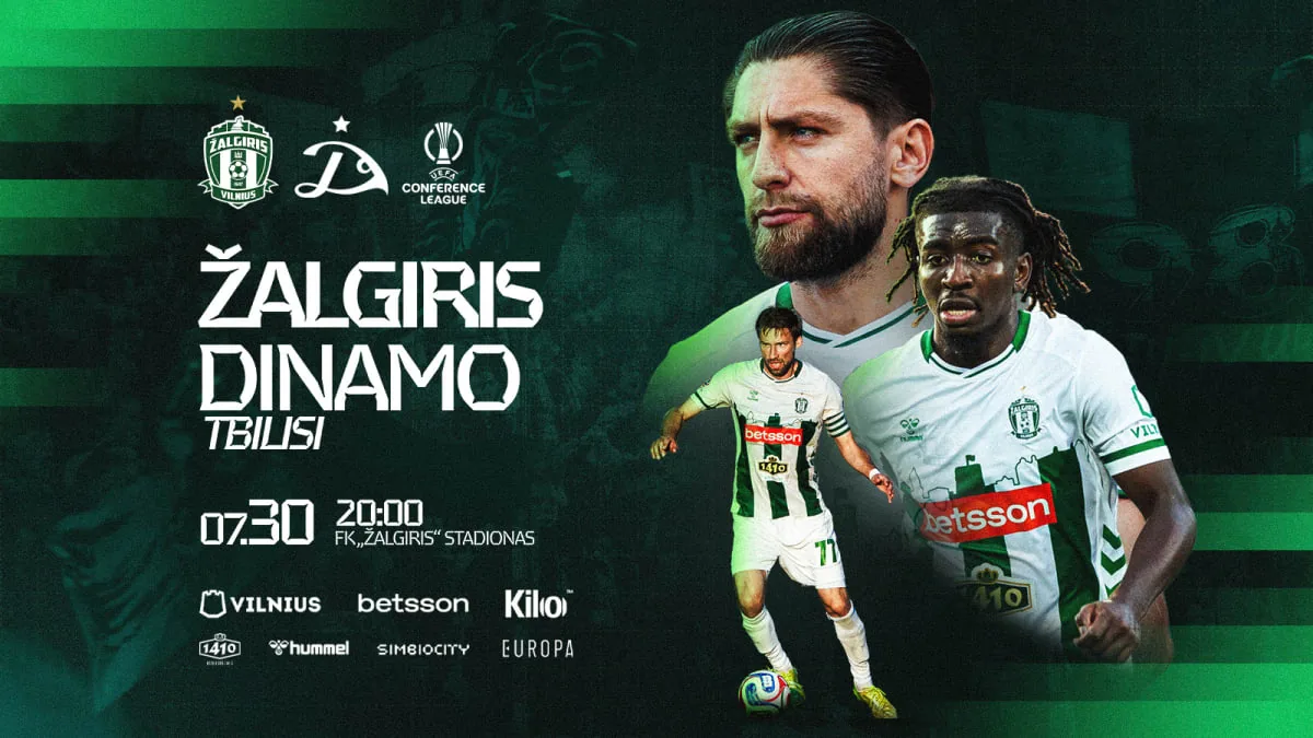 UEFA Conference League: Žalgiris vs. Tbilisi Dinamo