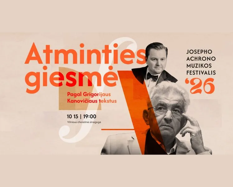 Ve Festival International de Musique Joseph Achron | Chant de la Mémoire, événement à Vilnius
