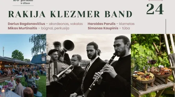 Abendessen unter freiem Himmel • RAKIJA KLEZMER BAND, Veranstaltung in Vilnius