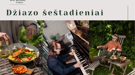Kolacja z jazzem • Pod gołym niebem • Soboty z Piano Jazz, wydarzenie w Wilnie
