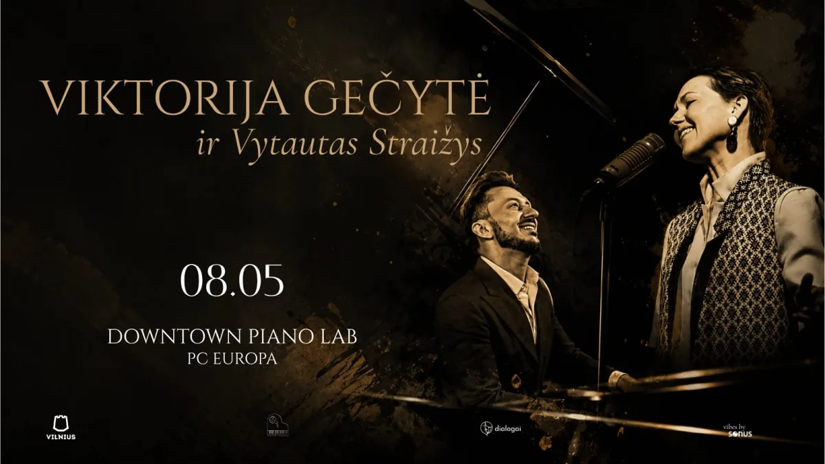 VIKTORIJA GEČYTĖ und VYTAUTAS STRAIŽYS, Veranstaltung in Vilnius