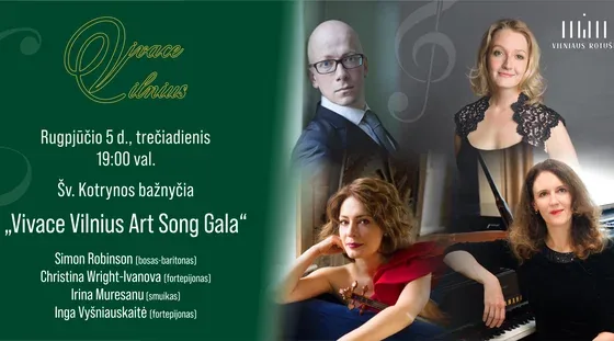 Vivace Vilnius Art Song Gala, Veranstaltung in Vilnius