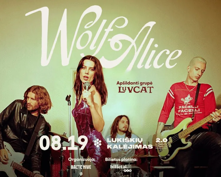 WOLF ALICE (UK), événement à Vilnius