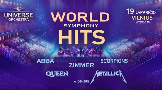World Hits Symphony | Universe Orchestra | Vilnius, événement à Vilnius