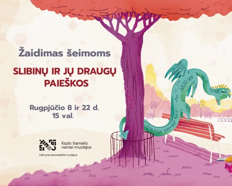 Familienspiel: „Die Suche nach Drachen und ihren Freunden“, Veranstaltung in Vilnius
