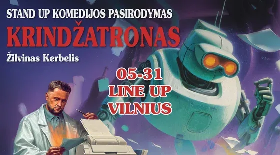 Žilvinas Kerbelis | STAND UP | KRINDŽATRONAS [VILNIUS], événement à Vilnius