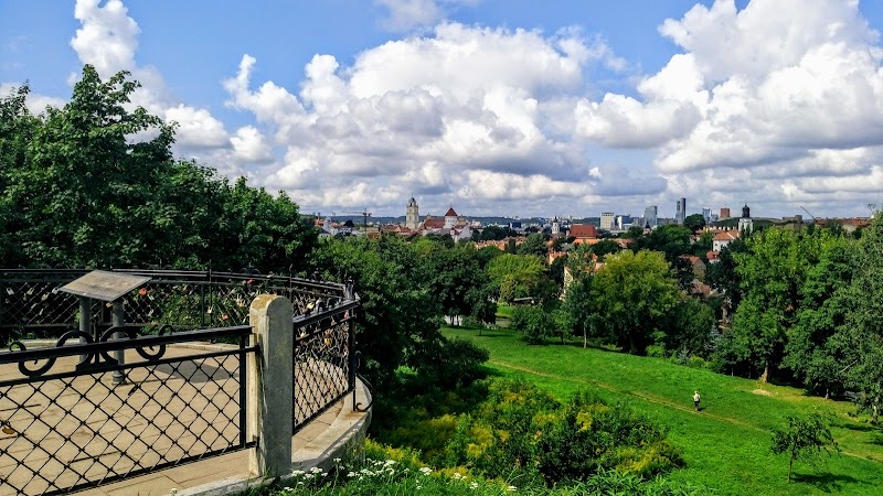 Vue panoramique sur la vieille ville de Vilnius avec ses tours et ses églises