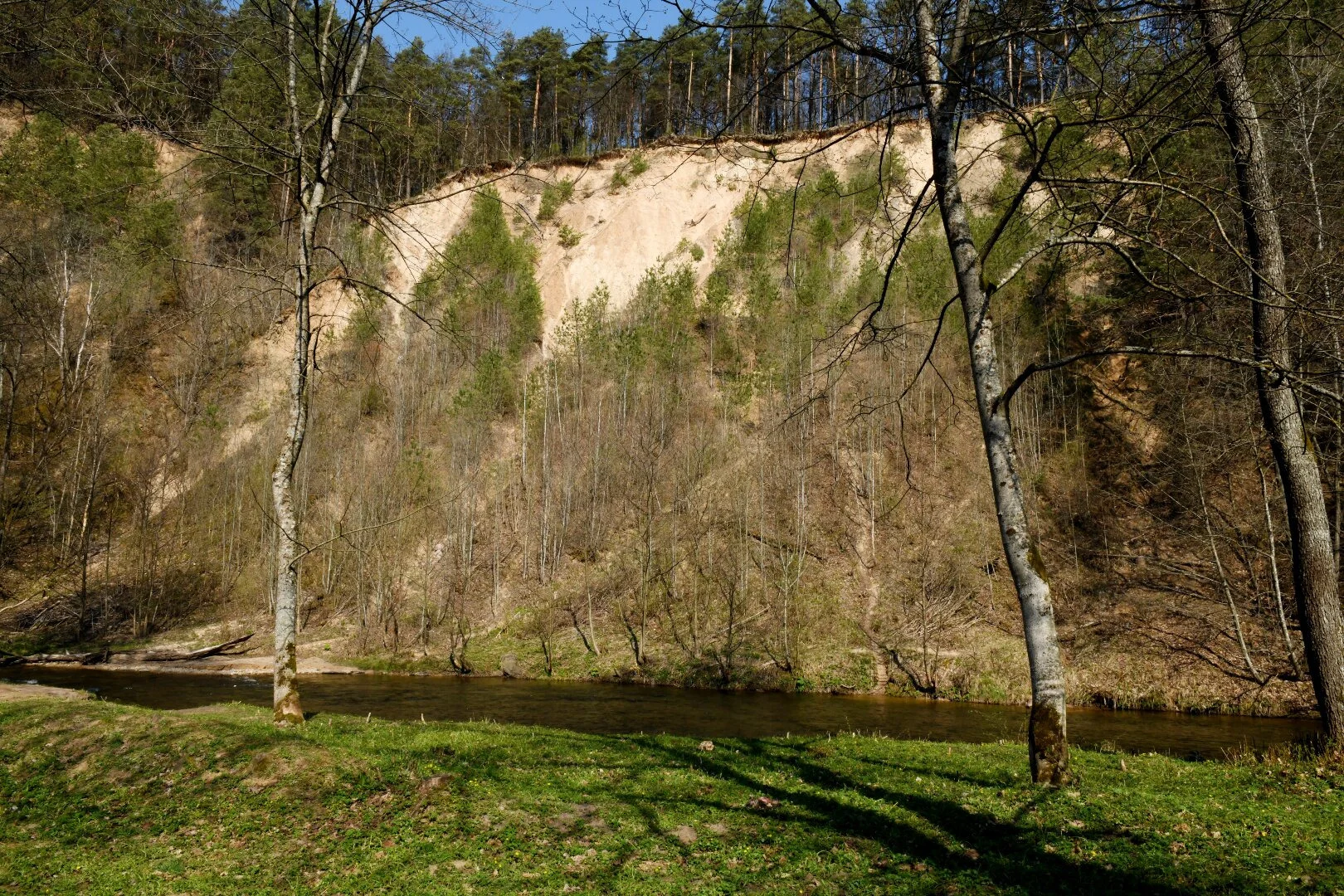 Pūčkorių atodanga – klinčių skardžiai prie Neries Vilniaus apylinkėse — photo 2