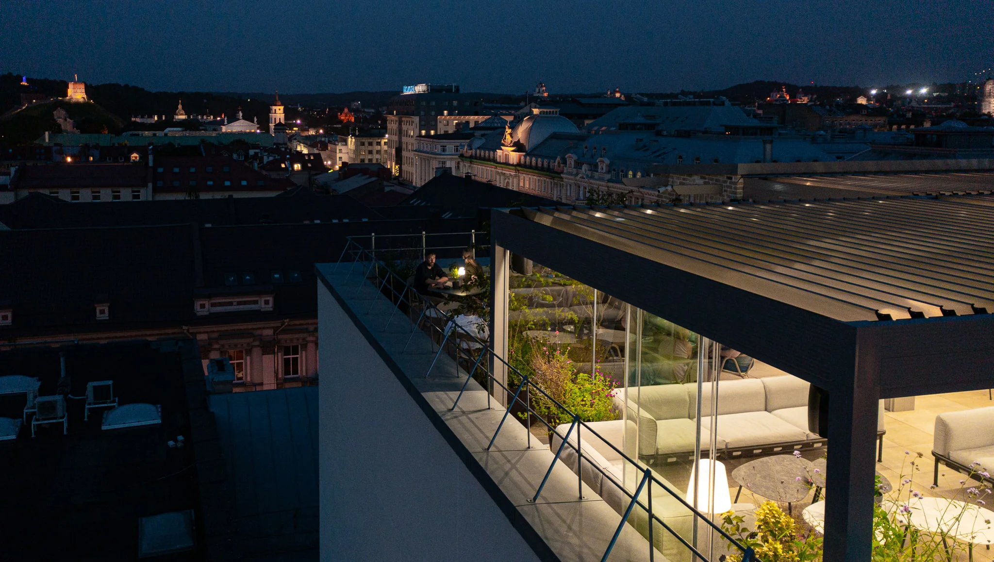 Neringa Rooftop Bar, bar à Vilnius