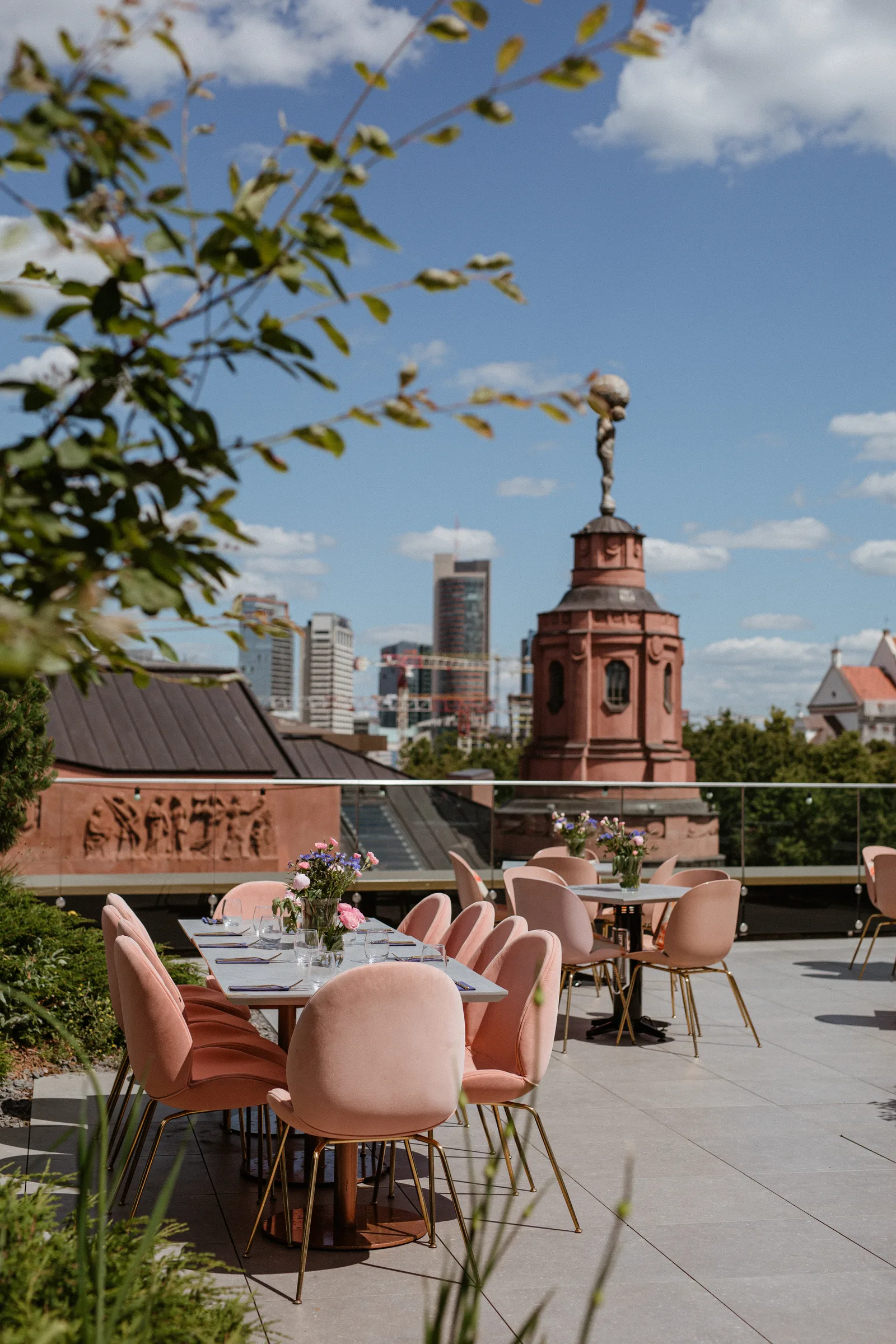 Pink & Yellow rooftop terrace on Gediminas Avenue, Vilnius — photo 3