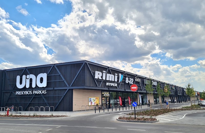 Fachmarktzentrum UNA, Geschäfte Vilnius