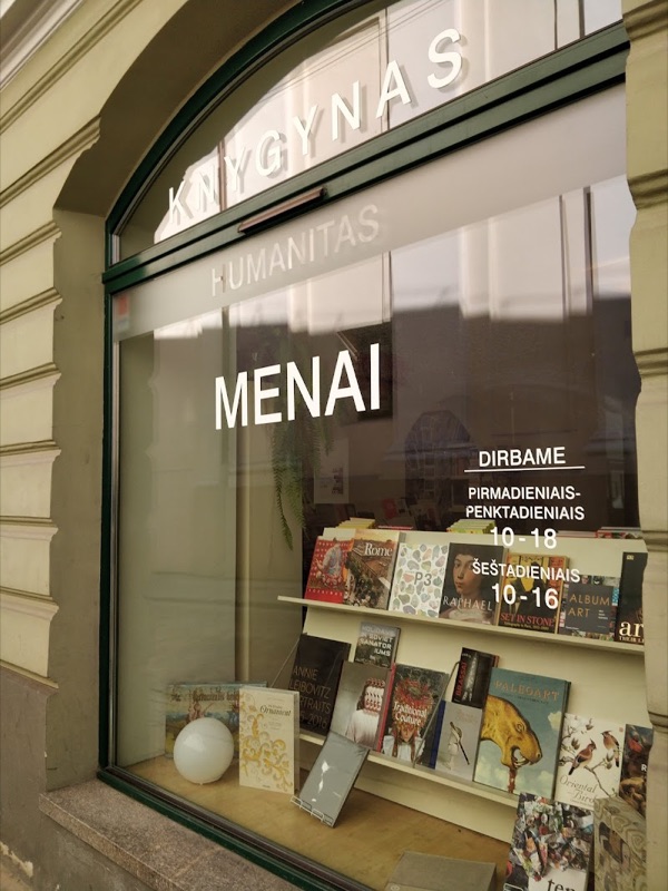 Humanitas, Buchhandlung für Kunstpublikationen, Geschäft in Vilnius