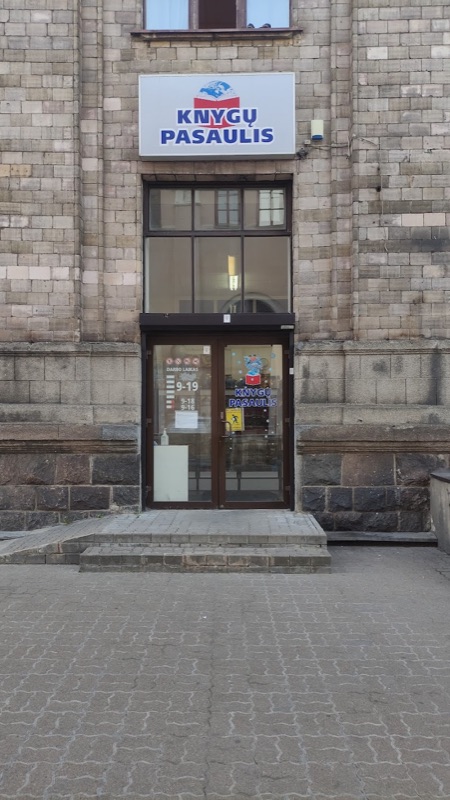 Buchhandlung „Knygų pasaulis“, Geschäft in Vilnius