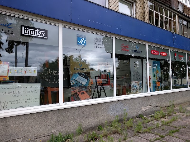 Skizze Vilnius, Geschäft in Vilnius