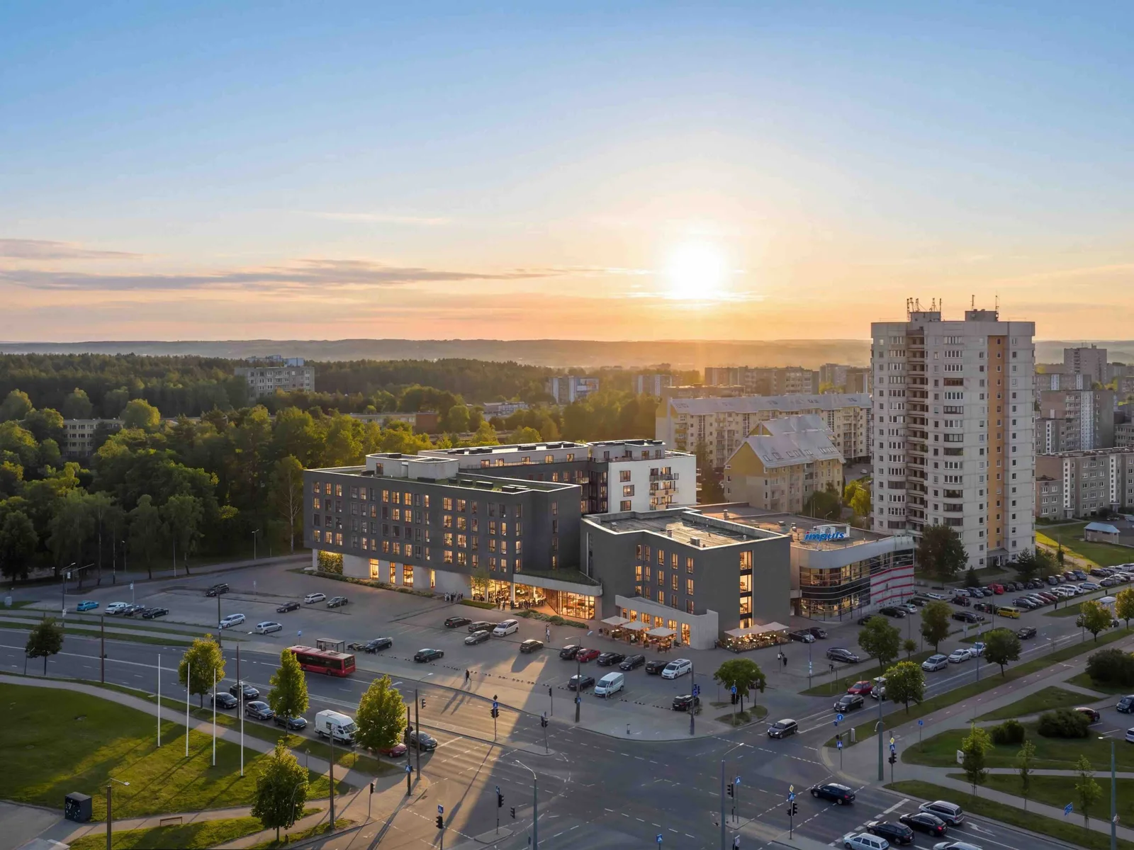 Projekto Jaunatis Fabijoniškėse vizualizacija